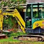 excavator, garden, gardening, nature, machine, excavator bucket