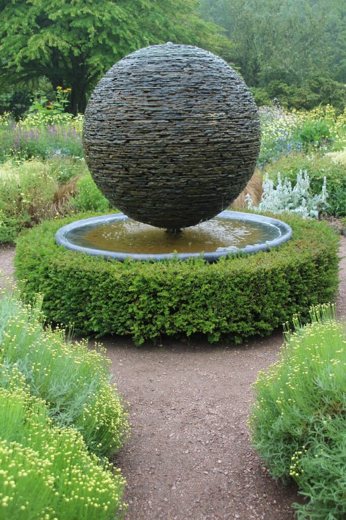 garden, hedge, tree, nature, green, park